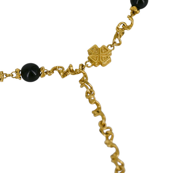 St. John Couture Gold-Tone Chain Cross Station Belt One Size Fits Most main image 9